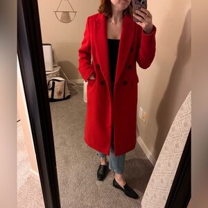 Petite Double Breasted Coat